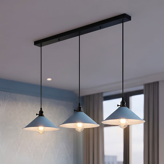 Lampada a sospensione a 3 luci con interruttore flammig ~3321