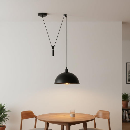 pendelleuchte mit retro-indust