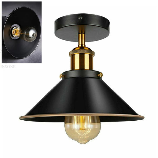 Deckenleuchte Schwarz Gold