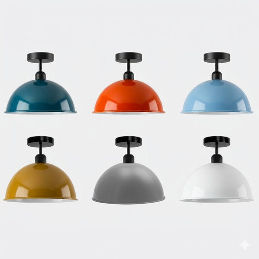 Farbige Industriedesign Lampe für die Küche