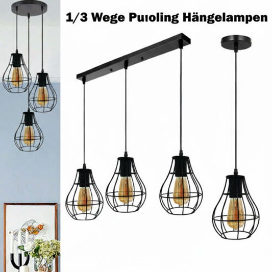 Lampada a Sospensione Industriale Vintage~3469