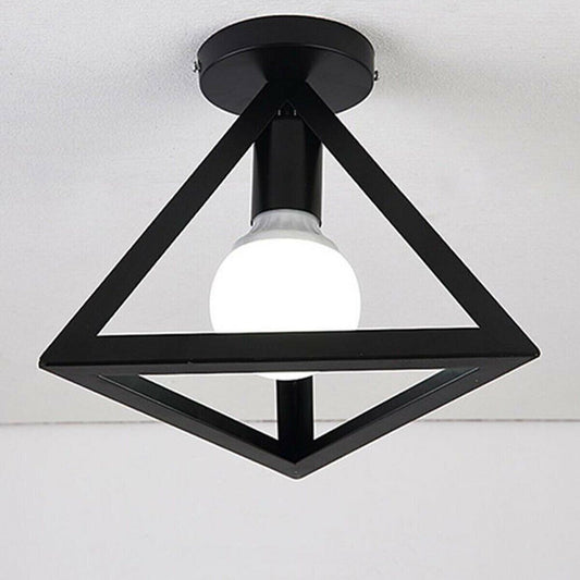 Moderne Industrie Deckenleuchte Metall Käfig~3500
