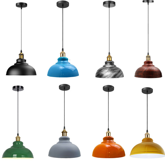 Retro Deckenlampe Vintage Pendelleuchte Hängelampe E27 | Ø 29cm ~ 3371