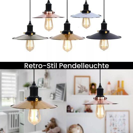 Plafoniere piatte E27 LED a forma di pendolo | Ø 22 cm~1817