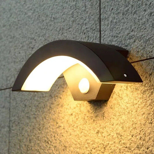 LED- Außenbereich Kurvenwandleuchte
