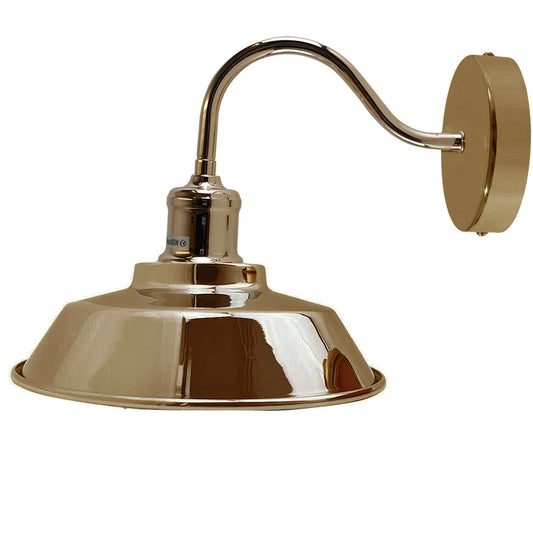 Französisch Gold Industrie Wandleuchte Wandleuchten Lampe Leuchte Licht