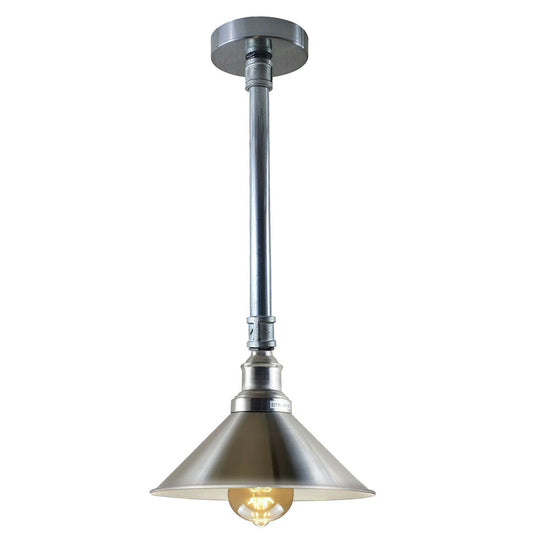 Retro hängend Vintage Industriell Modern Licht Metall Deckenrohr Pendelschirm lidsone.com-1