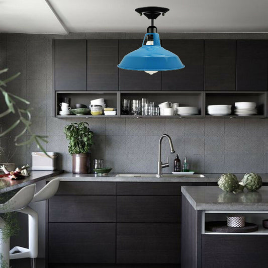 Hochwertige blaue Lampe für Decken mit 300 mm Durchmesser