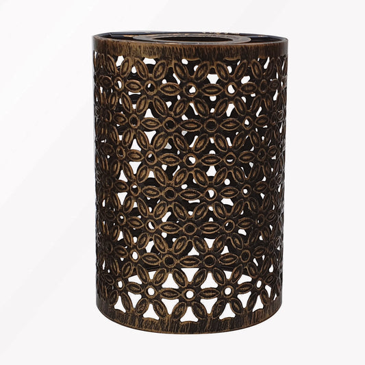 Lampenschirm DIY Metall Puzzle Lampe Schirm Hängelampe Stehlampe Fass Gebürsteter Kupfer Designs