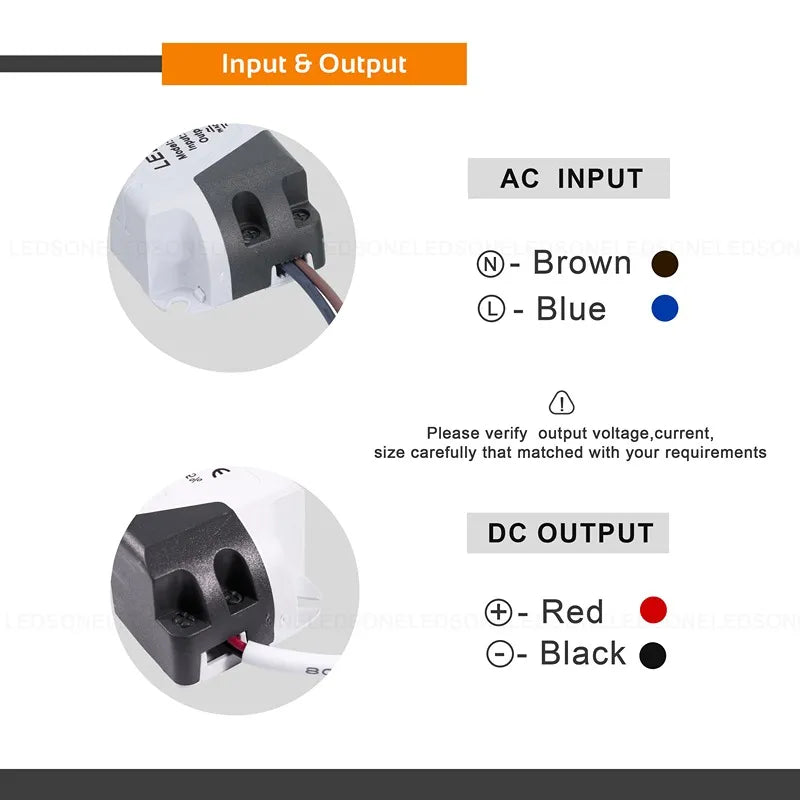 1-3W LED-Treiber Kompakt-Netzteil 300mA für LED-Leuchten