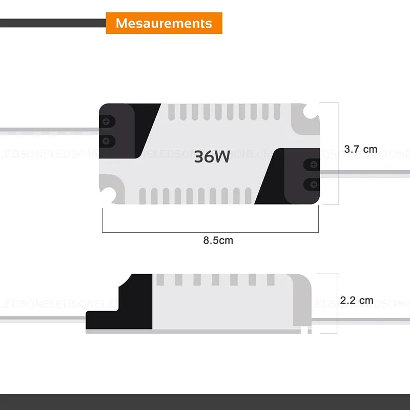  Netzteil 3W LED Treiber Konstantstrom 12V