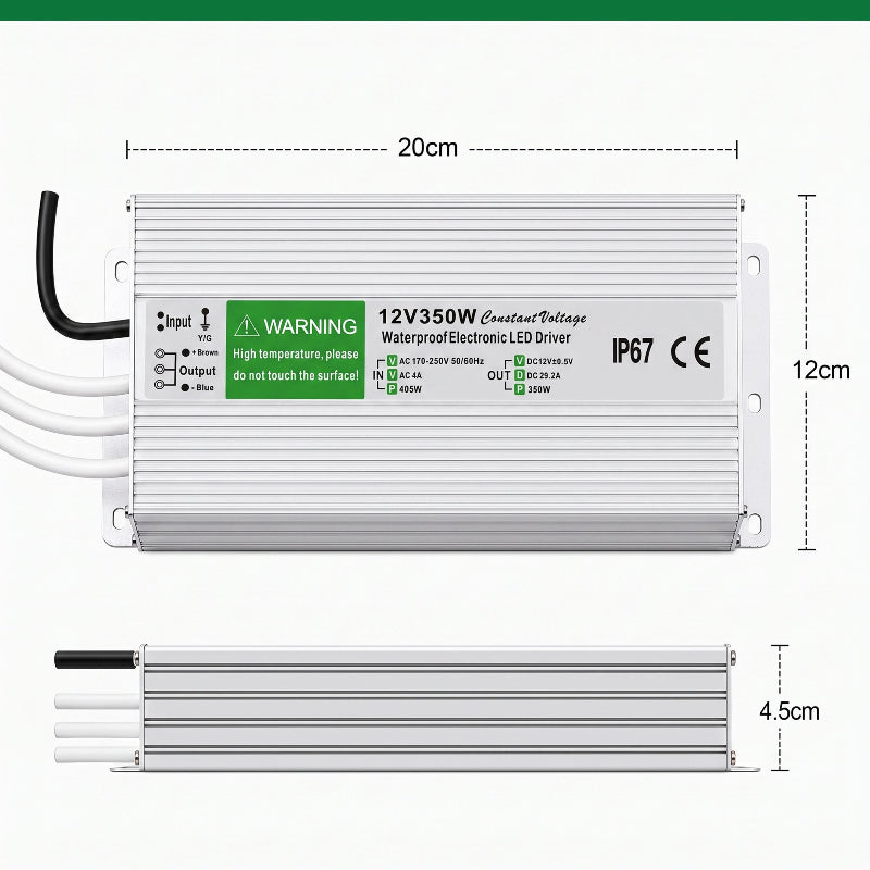 12v IP67 wasserdicht Netzteil