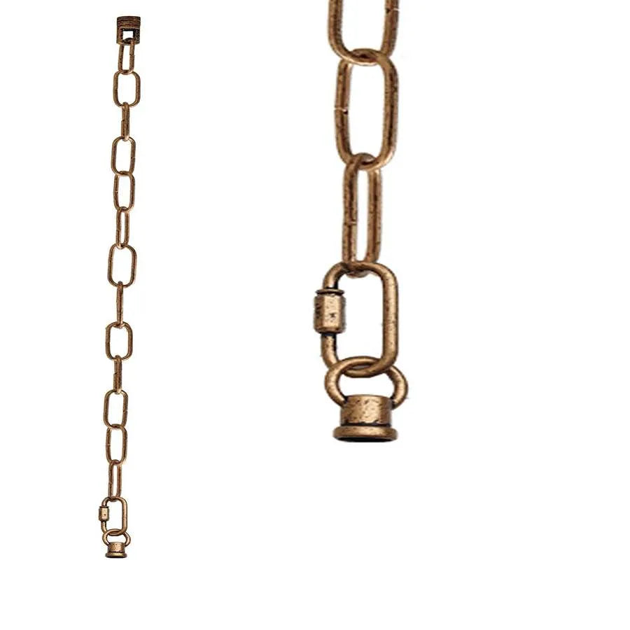 Metalen ketting kroonluchter decoratieve lamp hanger plafond hangen zware ketting-Hoofdafbeelding