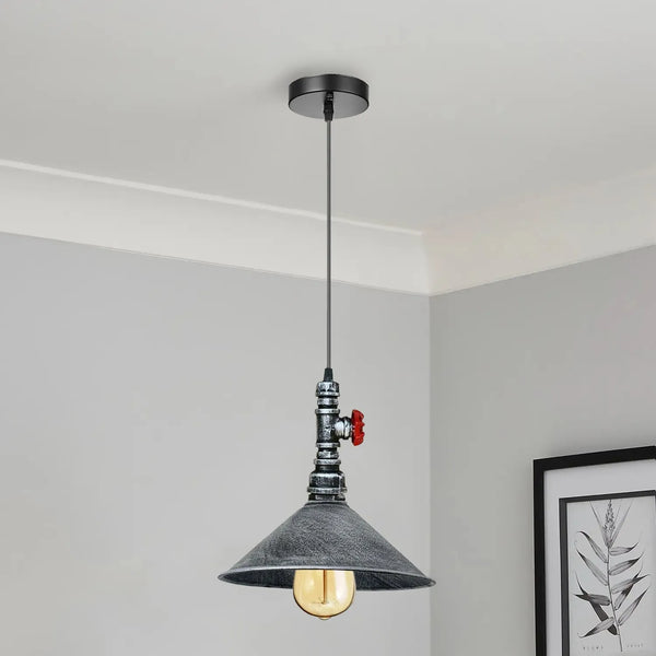 Ledsone Wasserrohr Lampe Industrial Pendelleuchte | Metallrohr Deckenlampe ~ 3349
