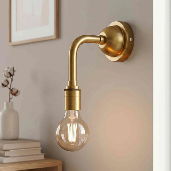 Industrie Wandleuchte E27 G95 LED Winkelarm Retro Wandlampe~3893