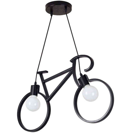 Lampadario nordico a sospensione, 2 luci, personalità ~3621