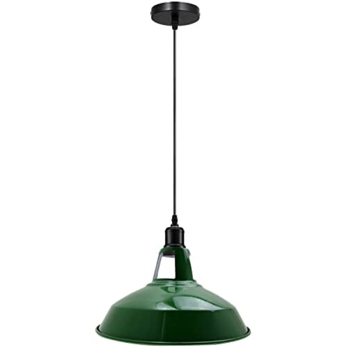 Farbige Vintage Pendelleuchte | Industriedesign E27 ~3953