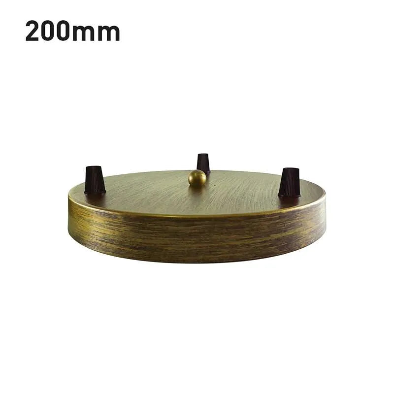 Retro 200mm Deckenrosette Mit 3-Kordelgriff
