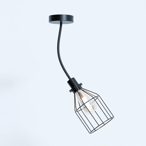 industrial shade lamp table