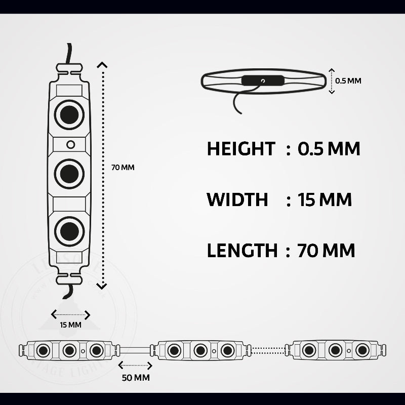 3 SMD LED Modul