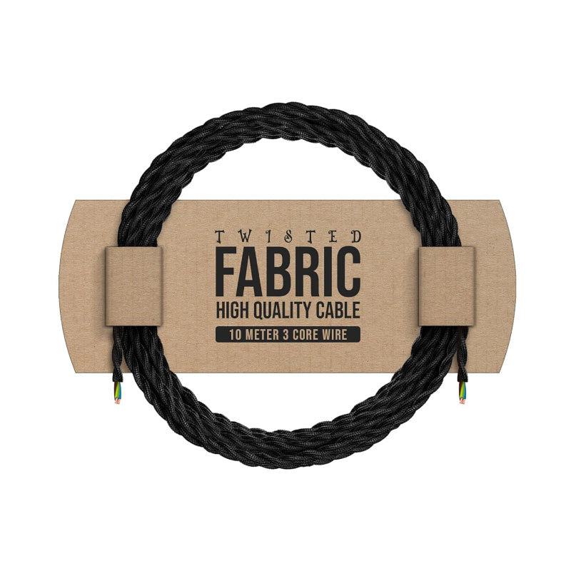 3 core blck cable