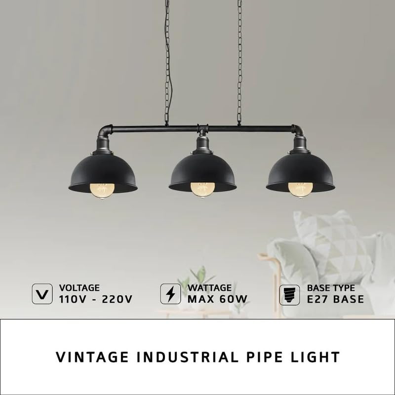 3-way lighting fixture pipe