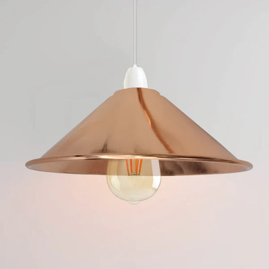 Vintage-Industrie-Retro-Hängelampenschirme, einfach zu montierender Metall-Lichtschirm ~ 2791