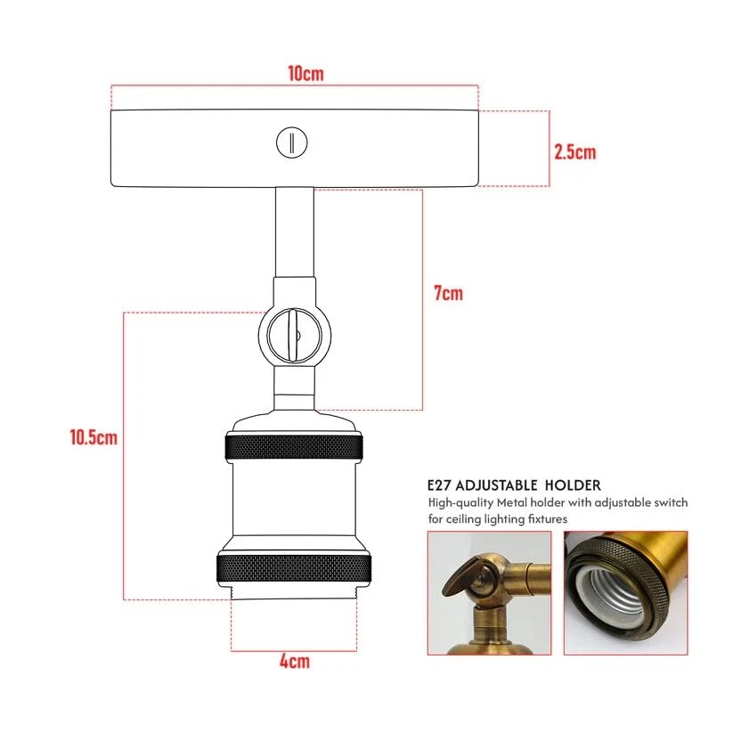 adjustable light fixture ceili
