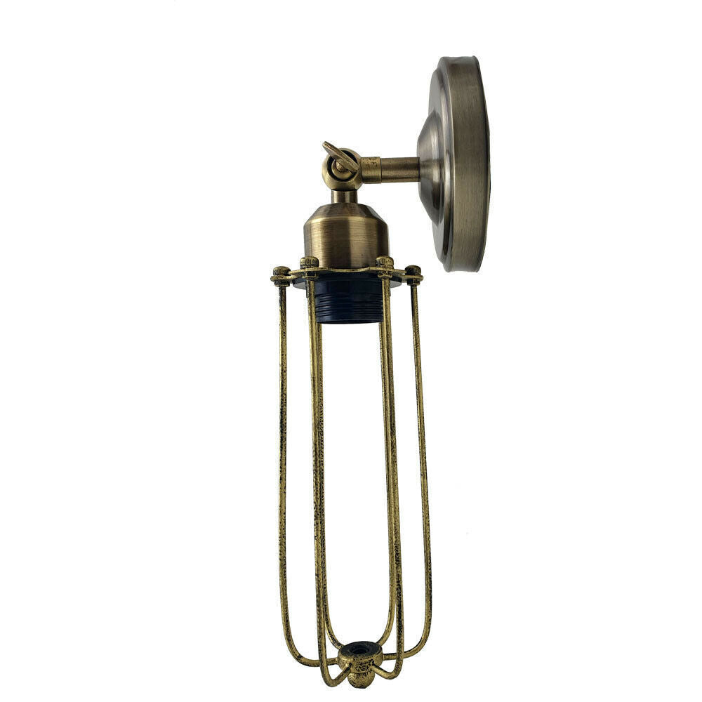 Vintage Retro Industriekäfig Lampe