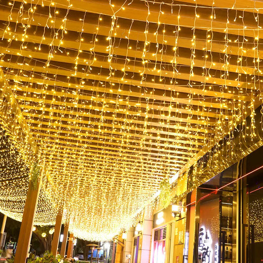 Kerst LED Gordijn String Light Decoraties voor thuis~2804