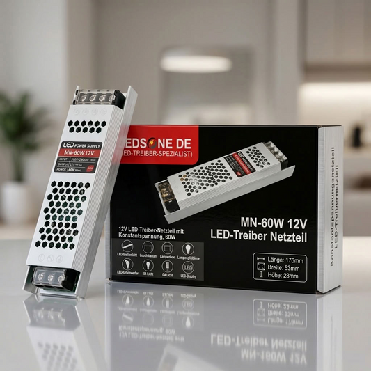 Alimentatore LED sottile IP20 12V DC¦ 60W¦100W¦150W¦200W¦300W¦trasformatore interno~2561
