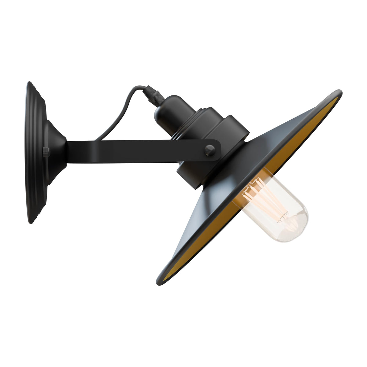 wandleuchte mit flachschirm le