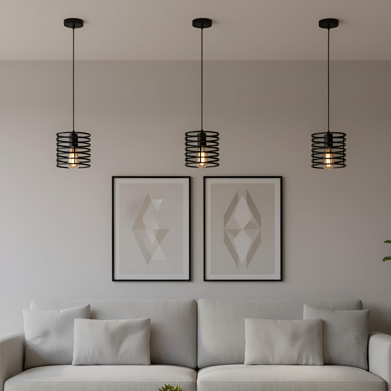 led light ceiling with modern