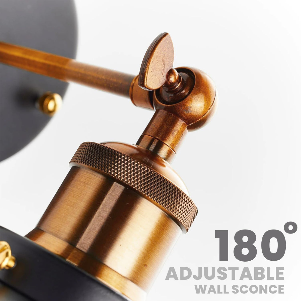 wandlampe 180° industrie verst