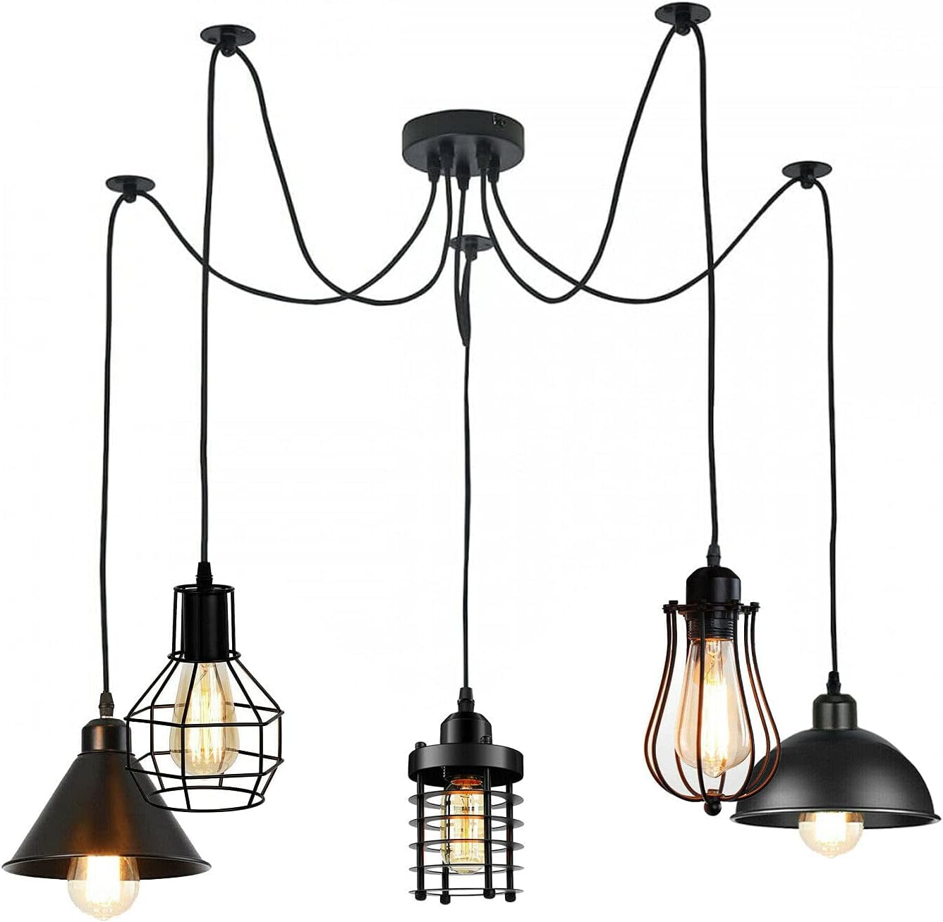 with light industrial ceiling
