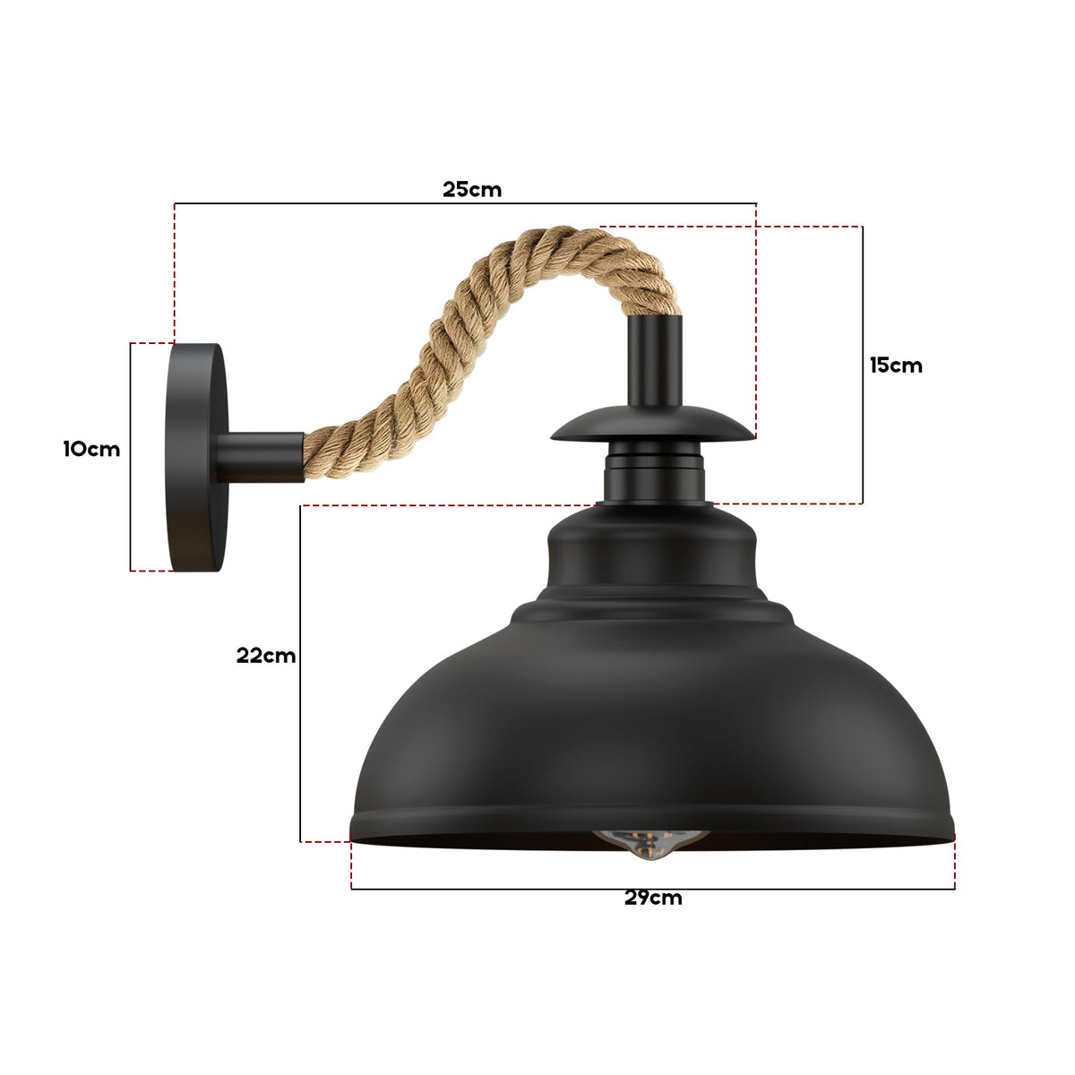 lamp industrial wall led