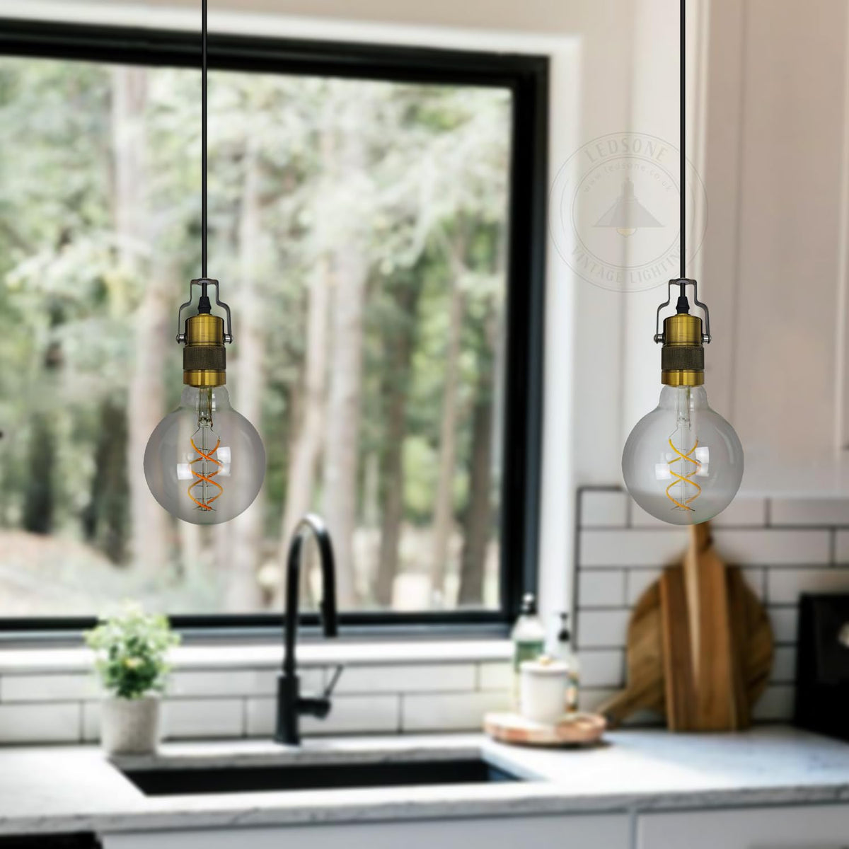 style light led ceiling vintag