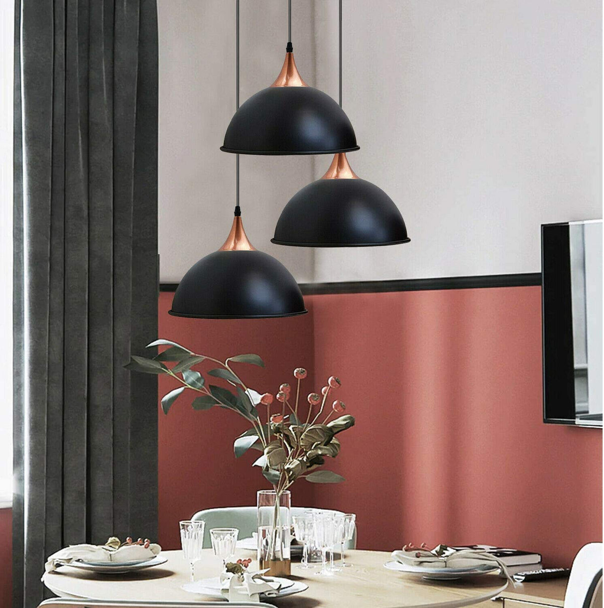 retro industrial light pendant