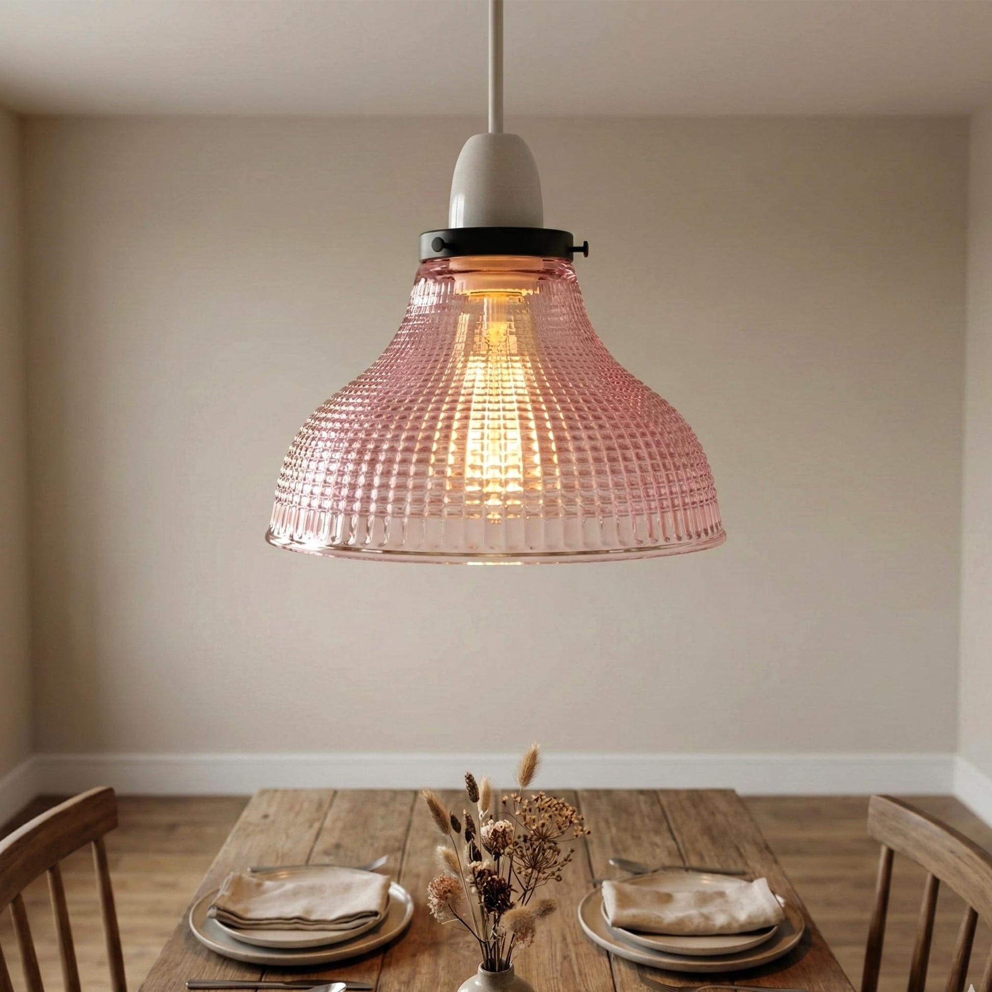 style glass vintage lamp for