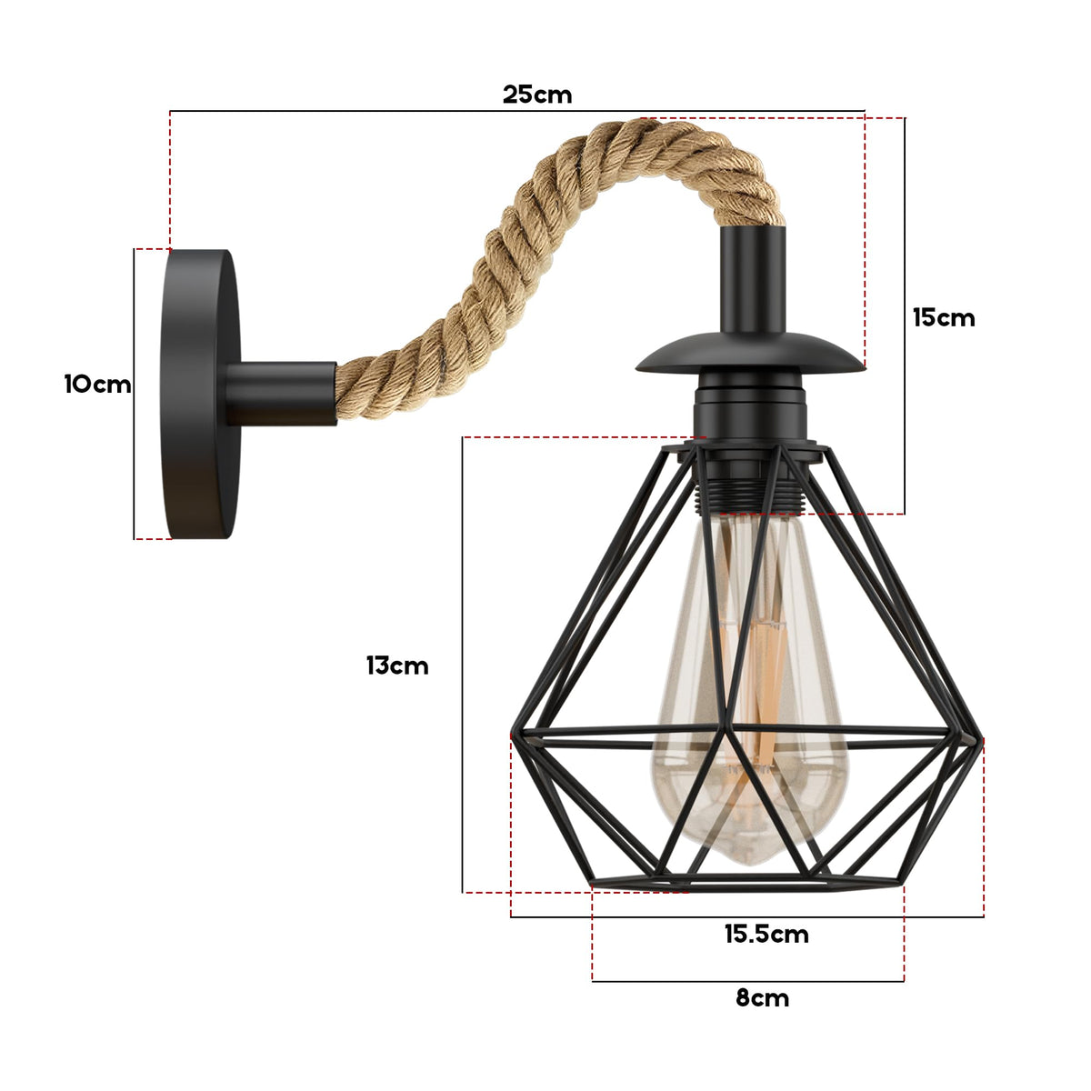 wall led lamp industrial