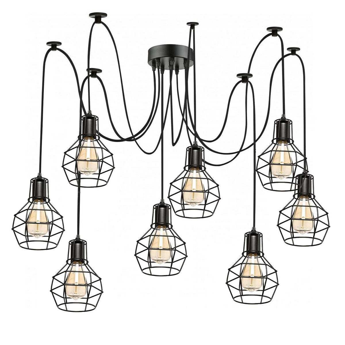 led light ceiling with industr