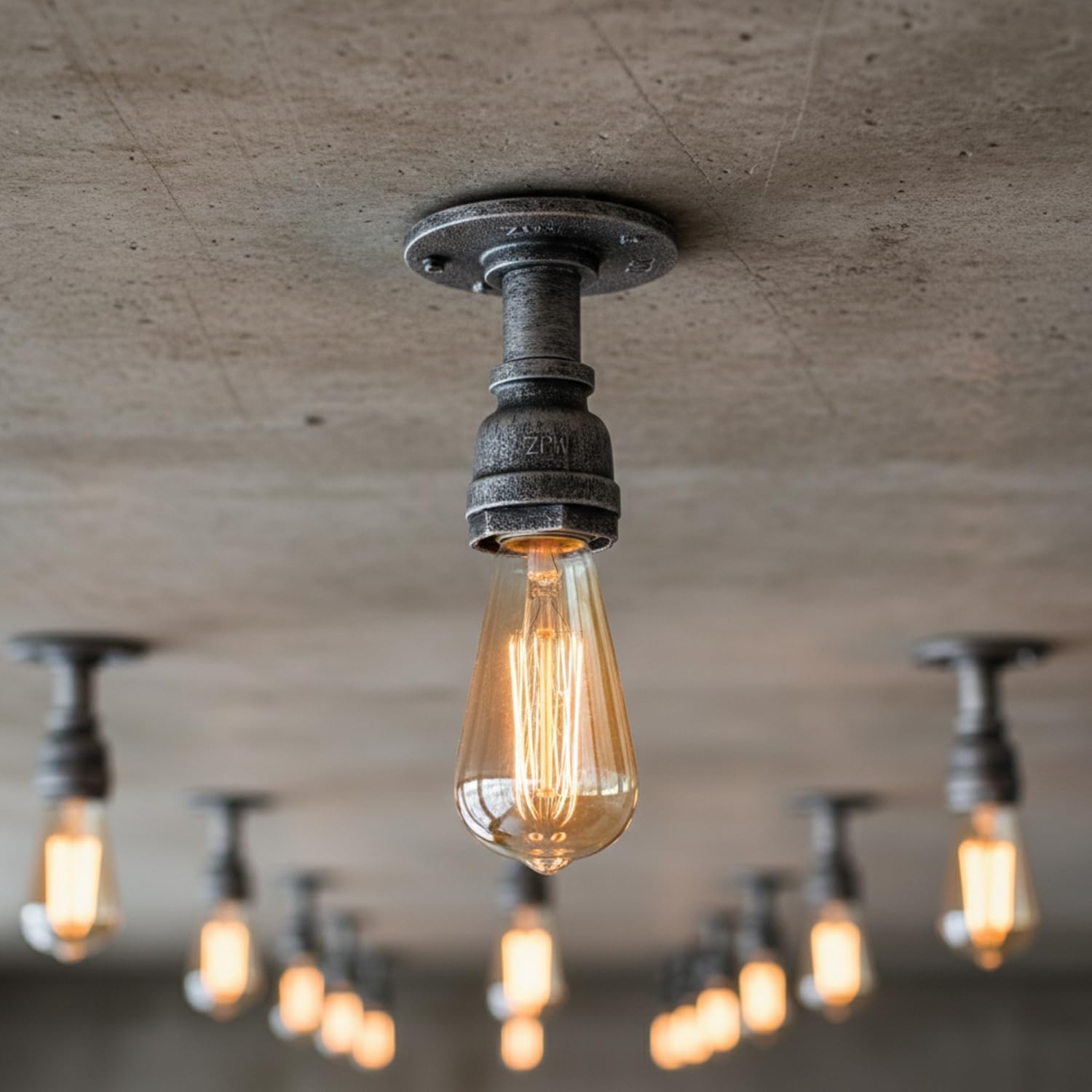 industrial pendant vintage