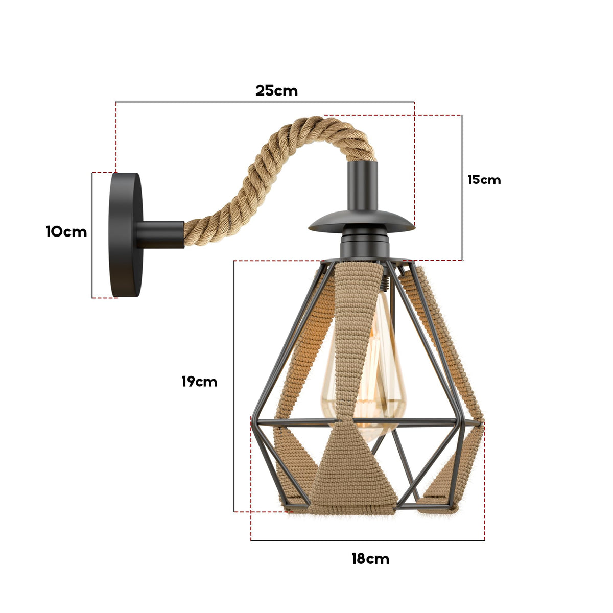 industrial table lamp shade