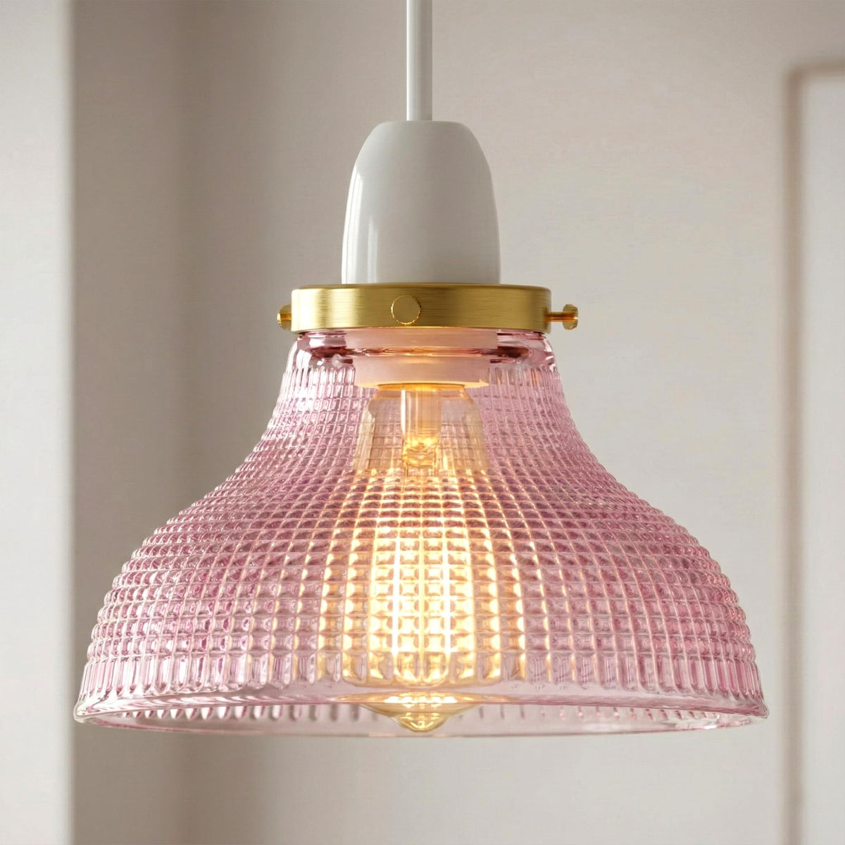 style glass vintage lamp for