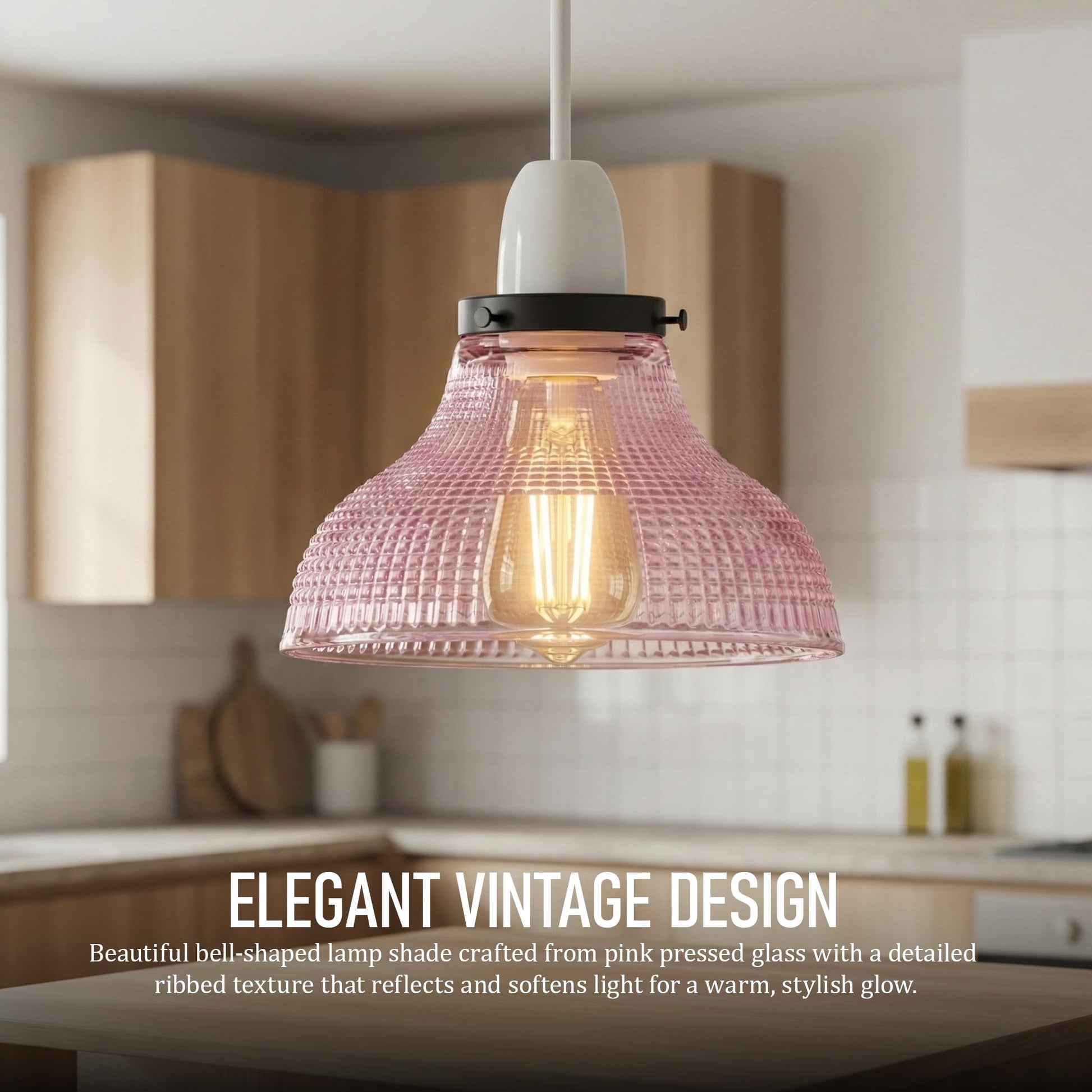 style glass vintage lamp for