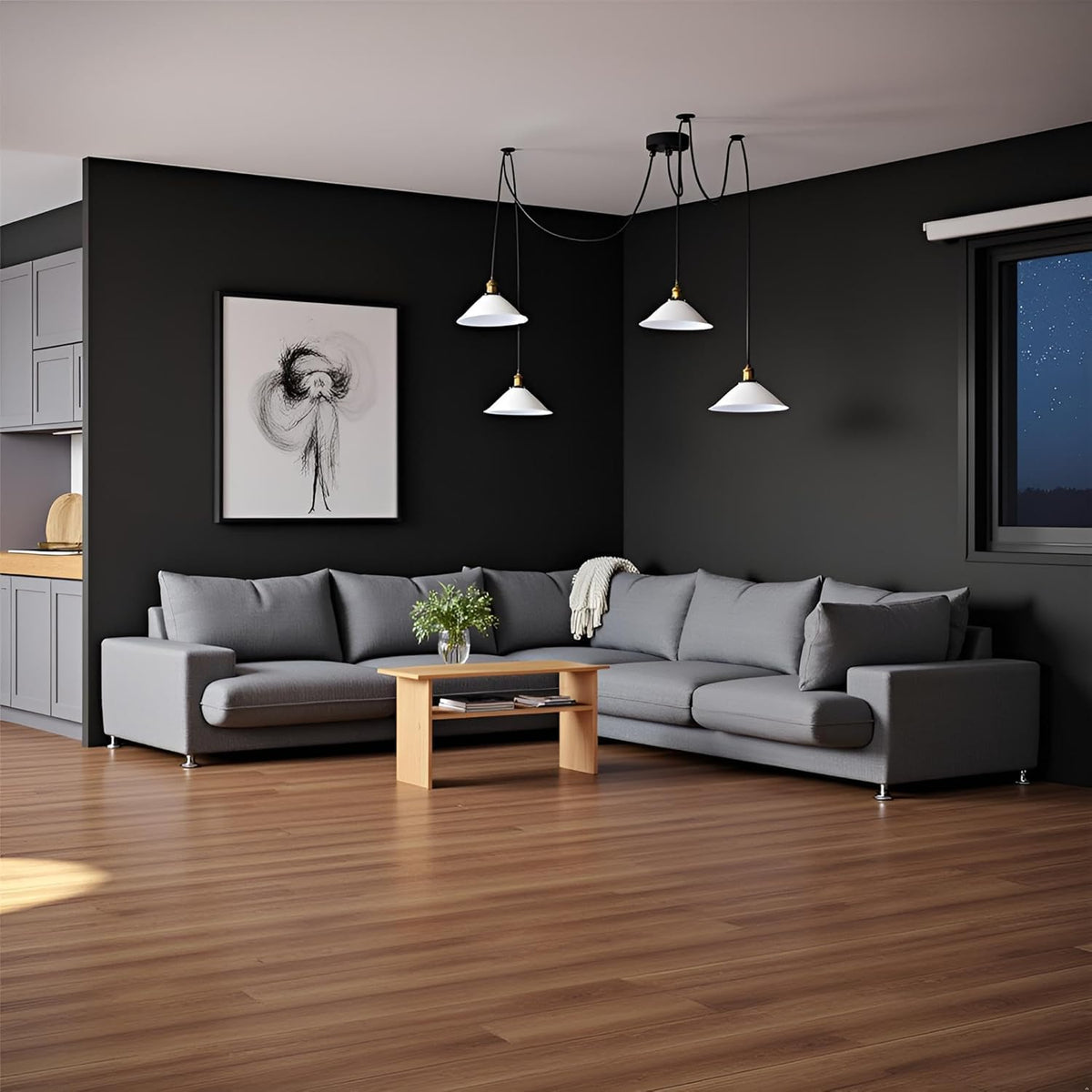 pendant light metal