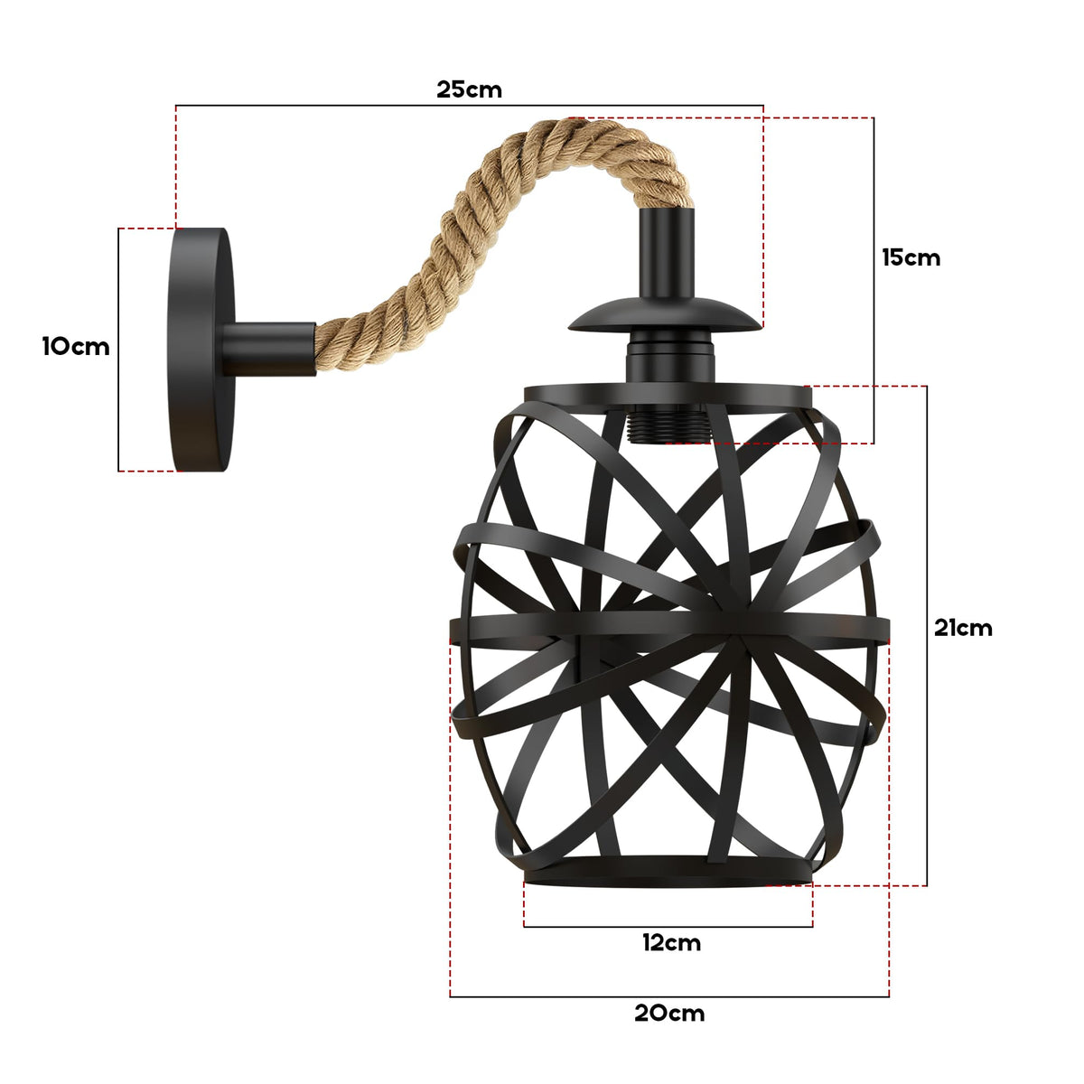 led wall industrial lamp