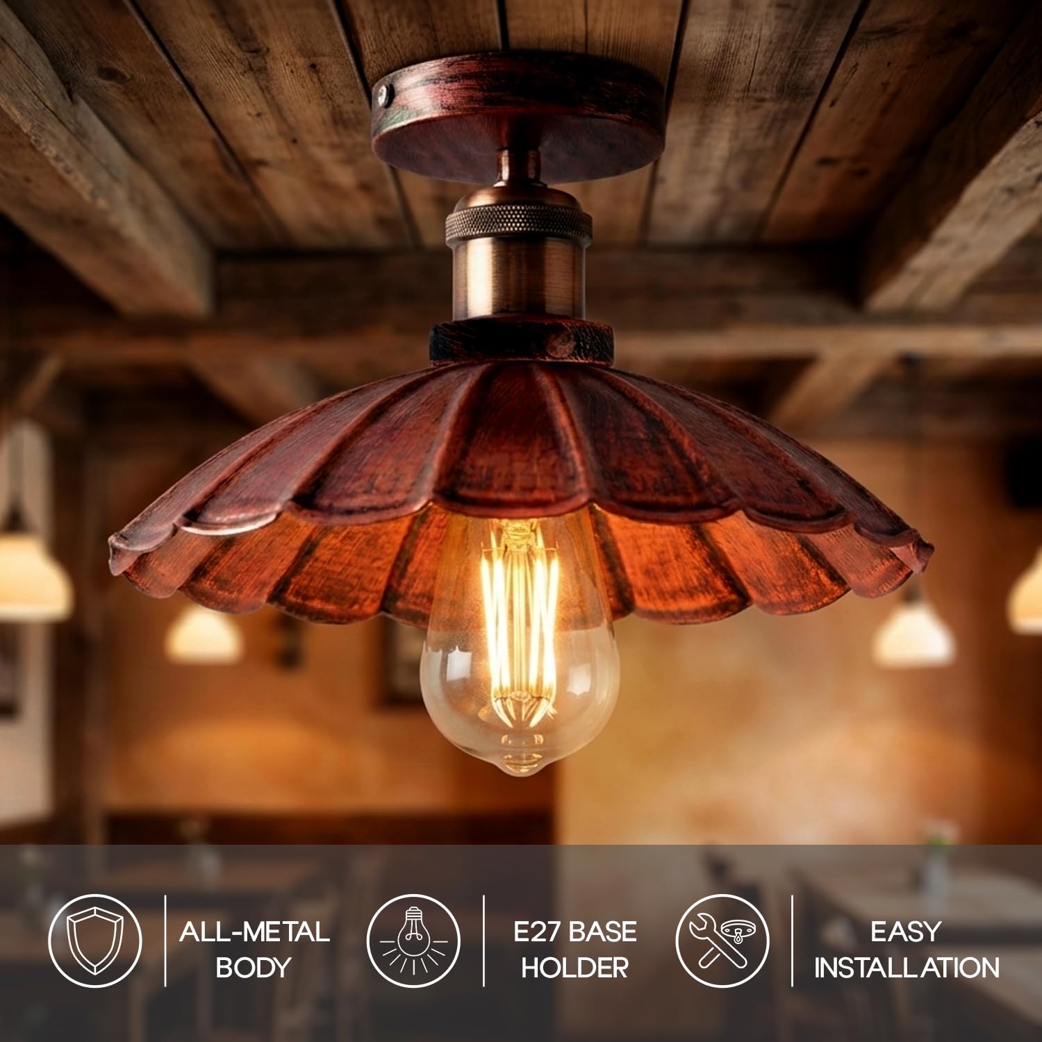 deckenleuchte deckenlampe rot