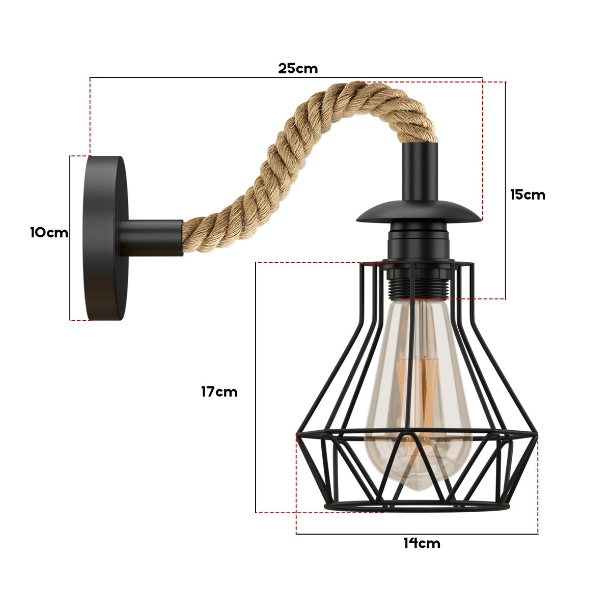 wall led lamp industrial