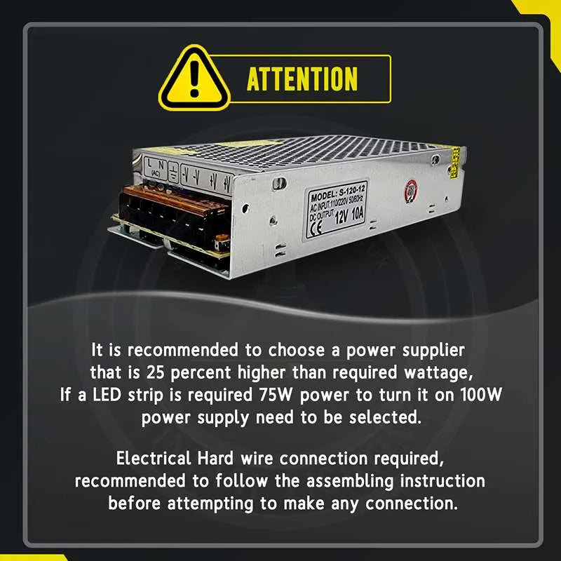 600W LED Trafotreiber DC 12V Netzteil AC-DC Leistungsregler